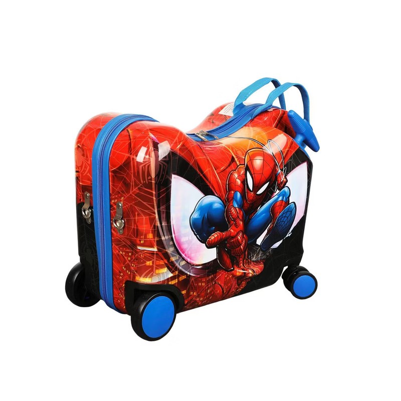 Spider-Man Carry On Spinner Hardside Ride On Suitcase - Red gallery