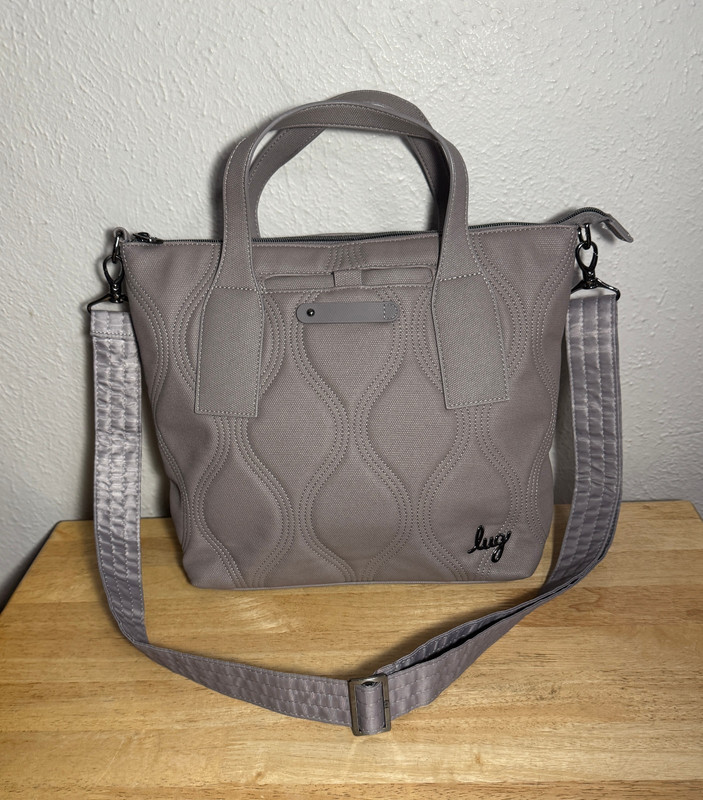 Lug Alto Matte Luxe VL Convertible Tote Bag Pearl Gray