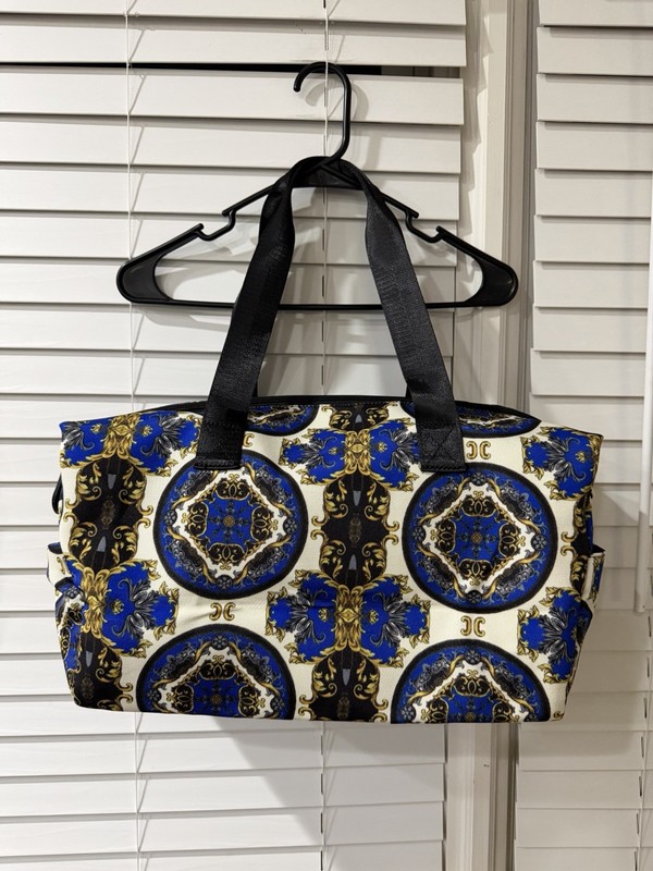 Alice + Olivia x FabFitFun Duffle Bag in Regal Romance Sapphire