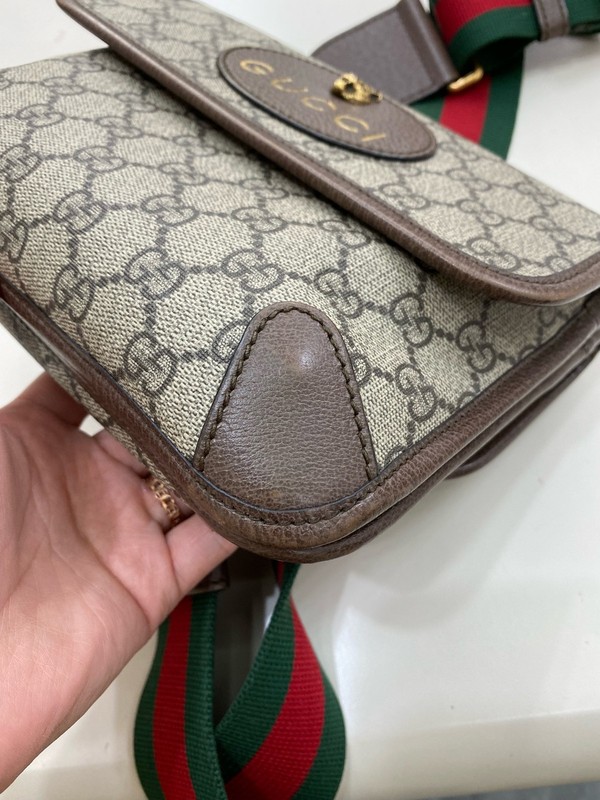 Gucci Pre-Owned Authentic Shoulder Bag Monogram Base length 22 gallery