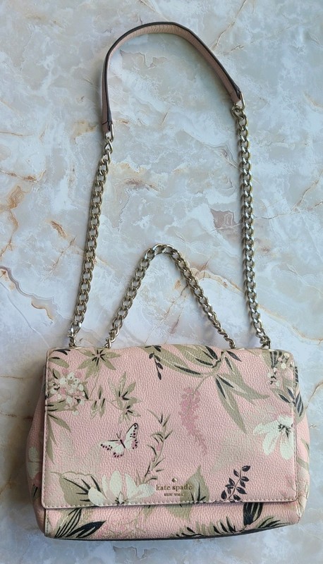 KATE SPADE Emelyn Briar Lane Botanical Crossbody Chain Convertible Bag gallery