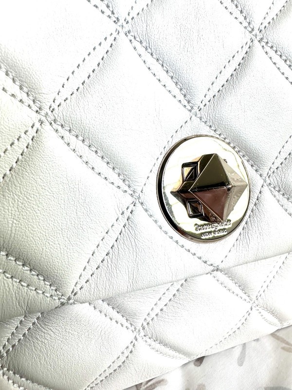 Kate Spade New York Natalia Flap Crossbody Small Shoulder Bag White AS IS gallery