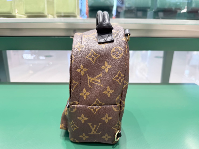 Authentic Louis Vuitton Mini Backpack Monogram Canvas Backpack Brown Gold-Tone gallery