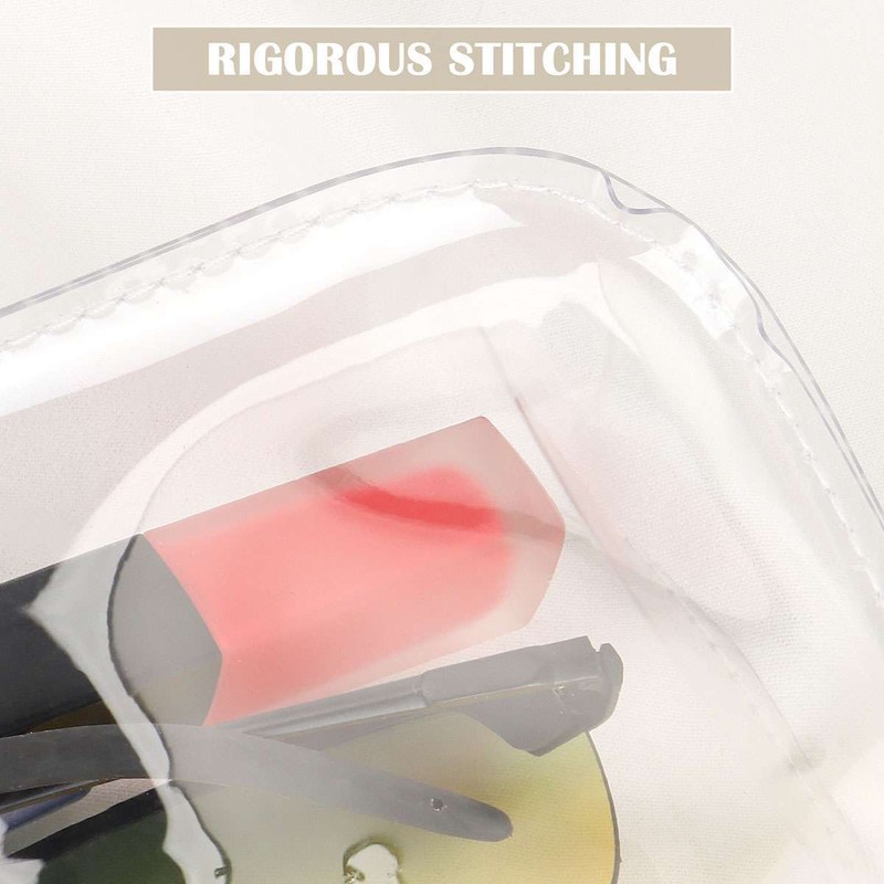 Women Mini Transparent Bag PVC Stadium Approved Sports Handbag Purse Zipper gallery