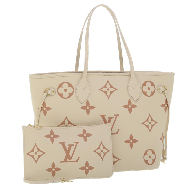 LOUIS VUITTON Empreinte Neverfull MM Bag Reme Rose Trianon M21579 LV Auth 51…