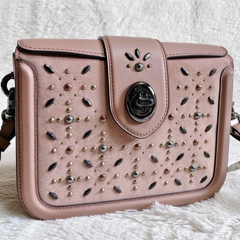 COACH beautiful Paige shoulder bag with prairie rivet 3way from Japan gallery