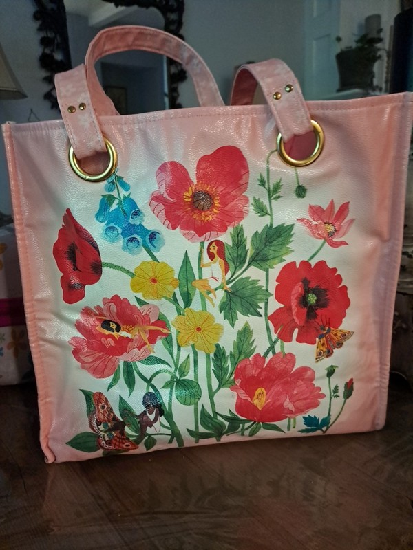 OANA BEFORT Large TOTE BAG NWT Faux Leather 15 x 14 x 6 Hallmark Pre-Loved
