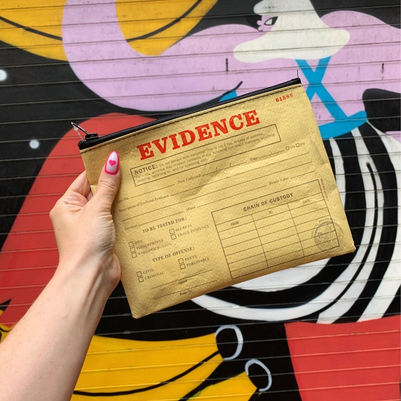 BlueQ & Primitives by Kathy Funny Zipper Pouch | Perfect for notepads, pens gallery