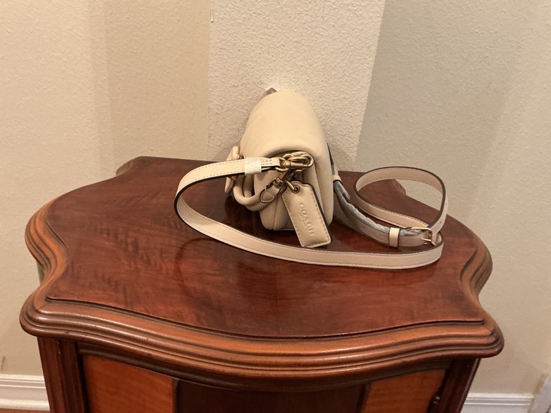 NWT Coach Pillow Tabby Shoulder/Crossbody Bag 18 In Ivory- Style# C3880 gallery