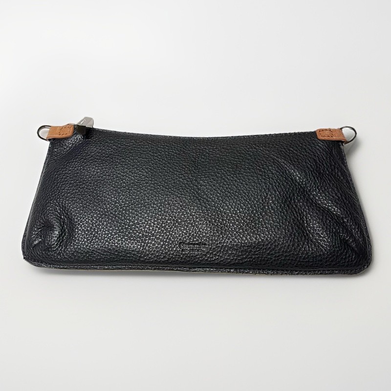 NEW Hammitt NATHAN Convertible Bag-2 In 1 Gunmetal Hardware In Saddle/Black RARE gallery
