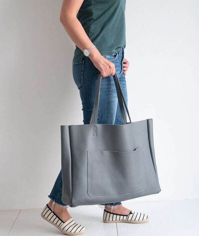 Shoulder Bag Premium Leather Tote Bag Cowhide Leather Carrying Tote Bag