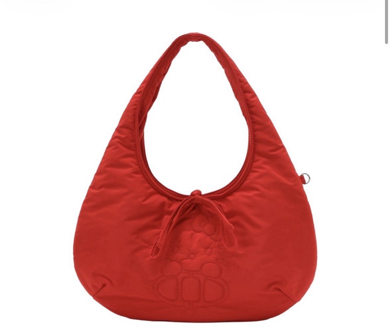 Hello Kitty x ATHE Vanessa Bruno Red Embroidered Shoulder Bag Brand New