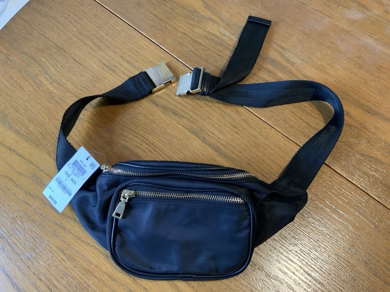 I N C International Concepts Belt Bag/Fanny Pack Black