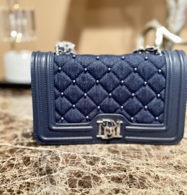 Badley Mischka Navy Blue Bag