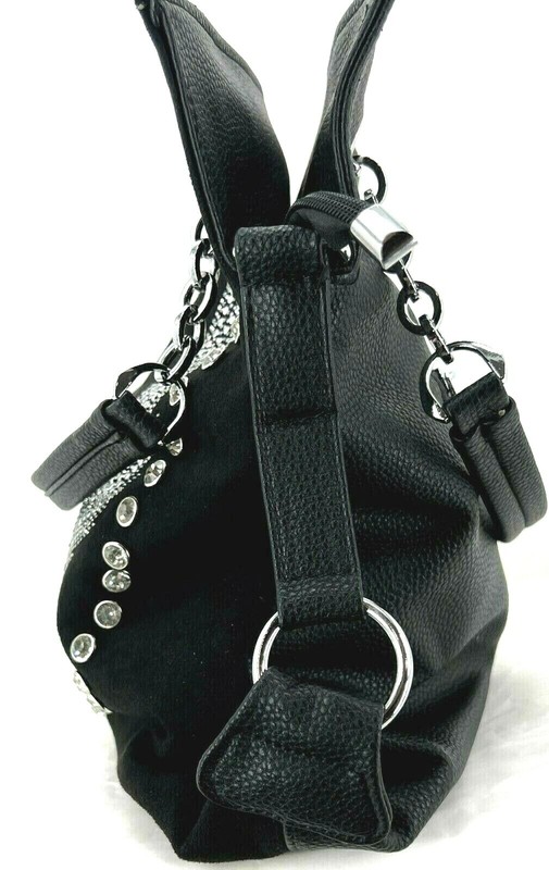 Wings Design Rhinestone Purse Shoulder Handbag gallery