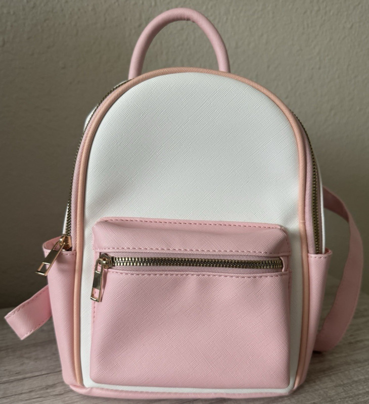 Like Dreams Pink & White Women’s Mini Backpack