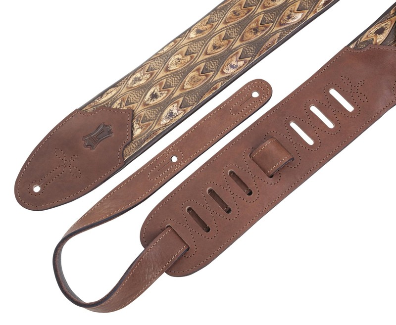 Embossed Leather Body Strap Adjustable Western Inspired Design 56 Inches Long gallery