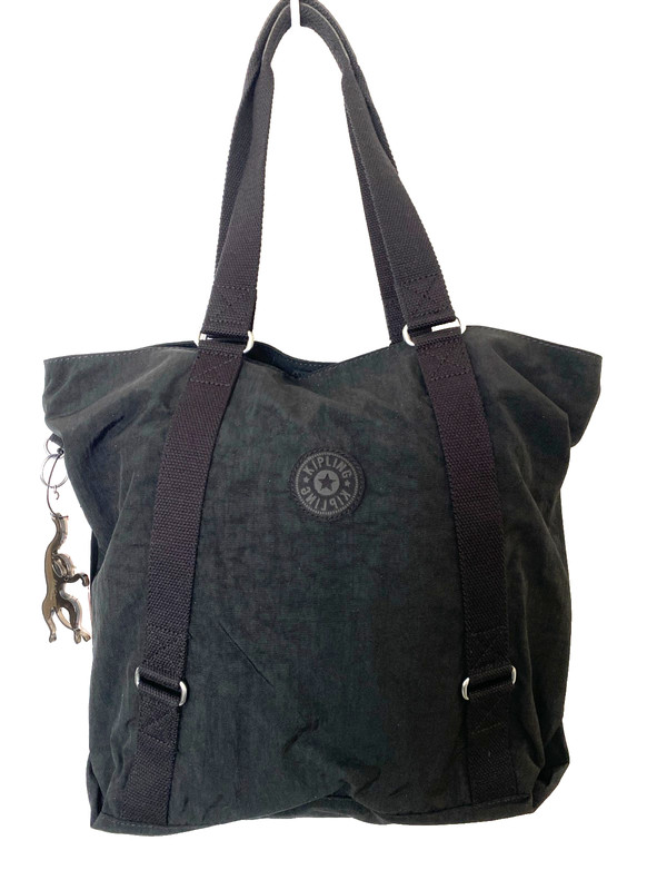 Kipling Black Tote Shoulder Bag 16.5″ x 13″x5 in TM2009 NEW