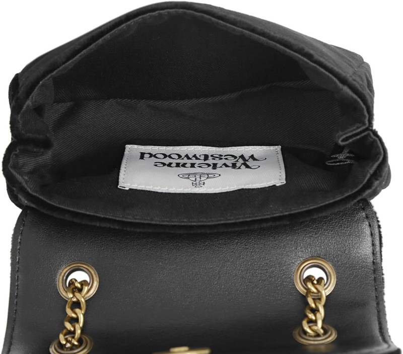 Vivienne Westwood SMALL PURSE WITH CHAIN 5C01000BW W00ZL N401 Black gallery