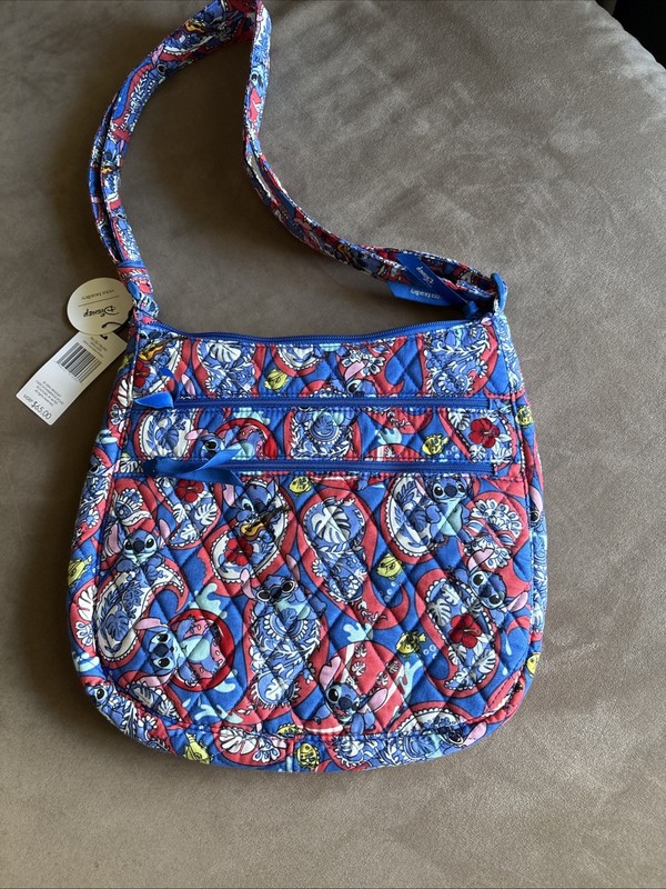 Vera Bradley Stitch Monstera Paisley Trio Zip Hipster NWTS