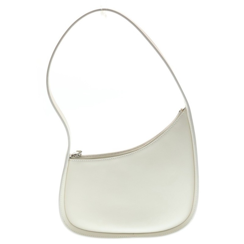 THE ROW Half Moon Bag Leather Handbag White Used 4afbf67932b2aab5029feb65460d75e