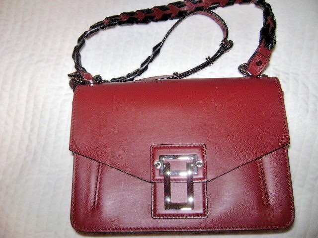 NWT Genuine PROENZA SCHOULER Italy-HAVA WHIP-STITCH fine LEATHER-Cross-body Bag-