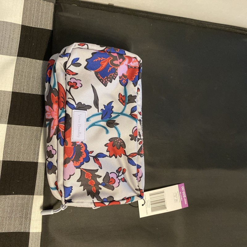 Vera Bradley Deluxe Organizer Lighten Up Vineyard Floral New