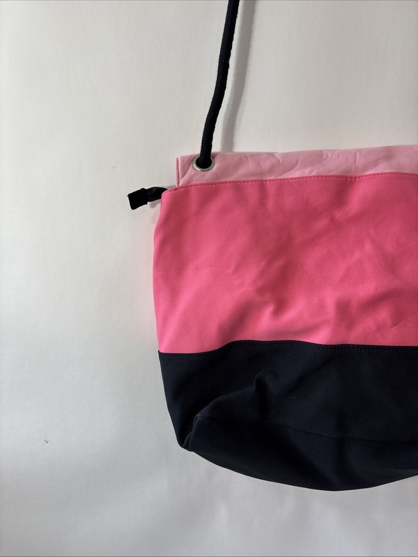 Victorias Secret Pink Black Neoprene Insulated Cooler Tote Picnic Beach Bag gallery