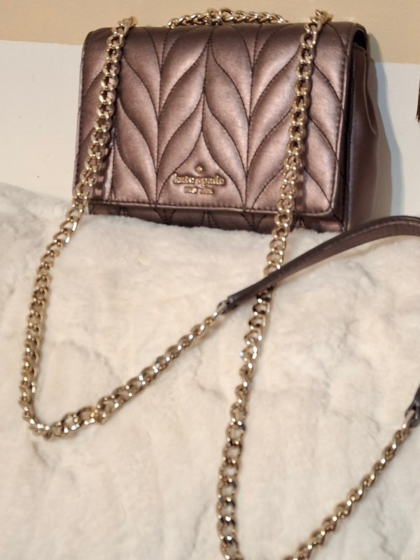 Kate Spade New York Briar Street Mini Emelyn Convertible Crossbody Bag Metallic gallery