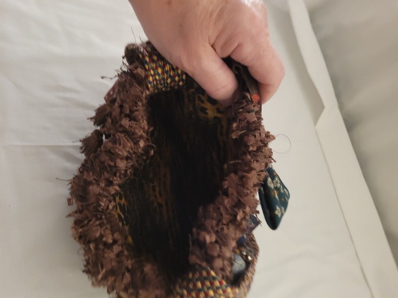 Hand made Boho neck tie men's tie handbag purse gallery