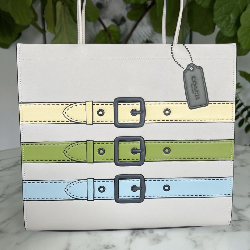 NWT Coach Cashin Carry 32 Trompe L’oeil C9724 Spring 2022 Runway Collection gallery