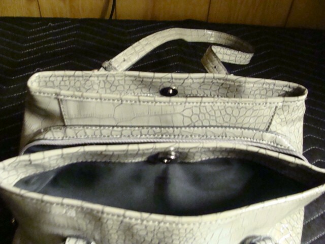 Gray Textured Nine & Company Purse gallery