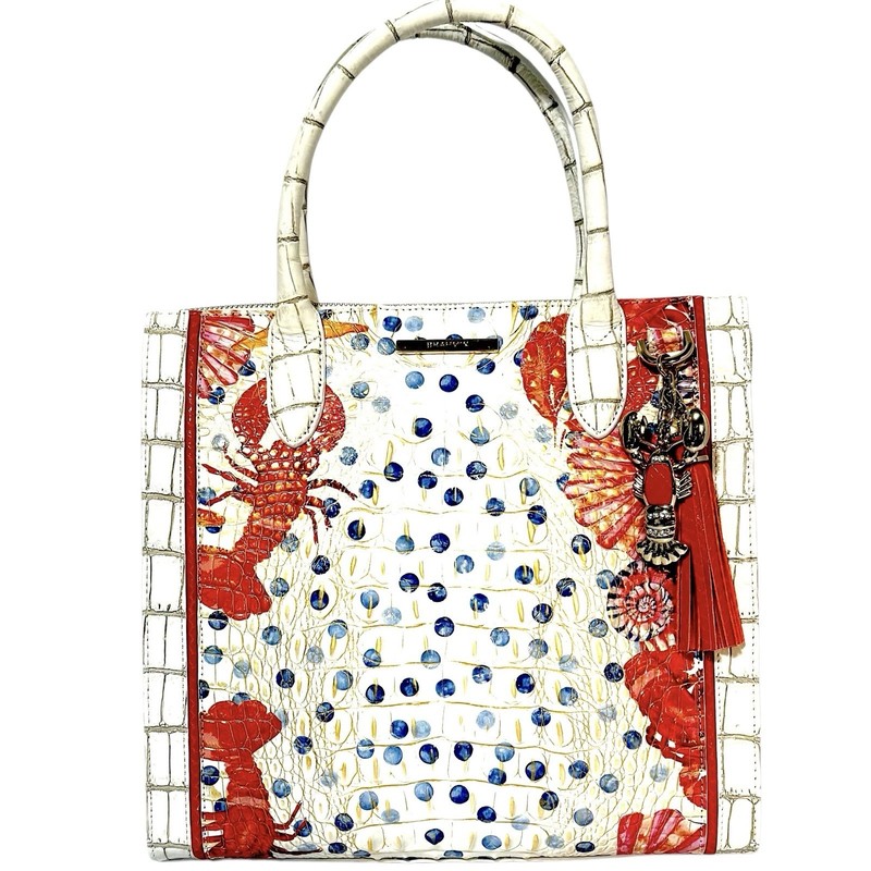 NWT Brahmin Large Caroline Chattaway Shoulder Handbag Satchel