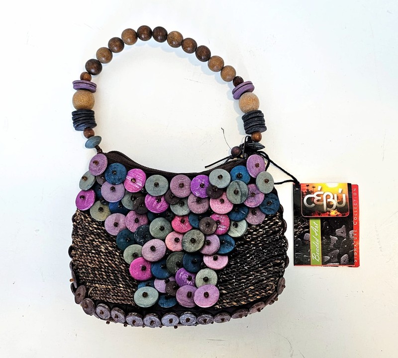 CeBú Signature Collection Beaded Artisan Handbag Handcrafted Evening Bag