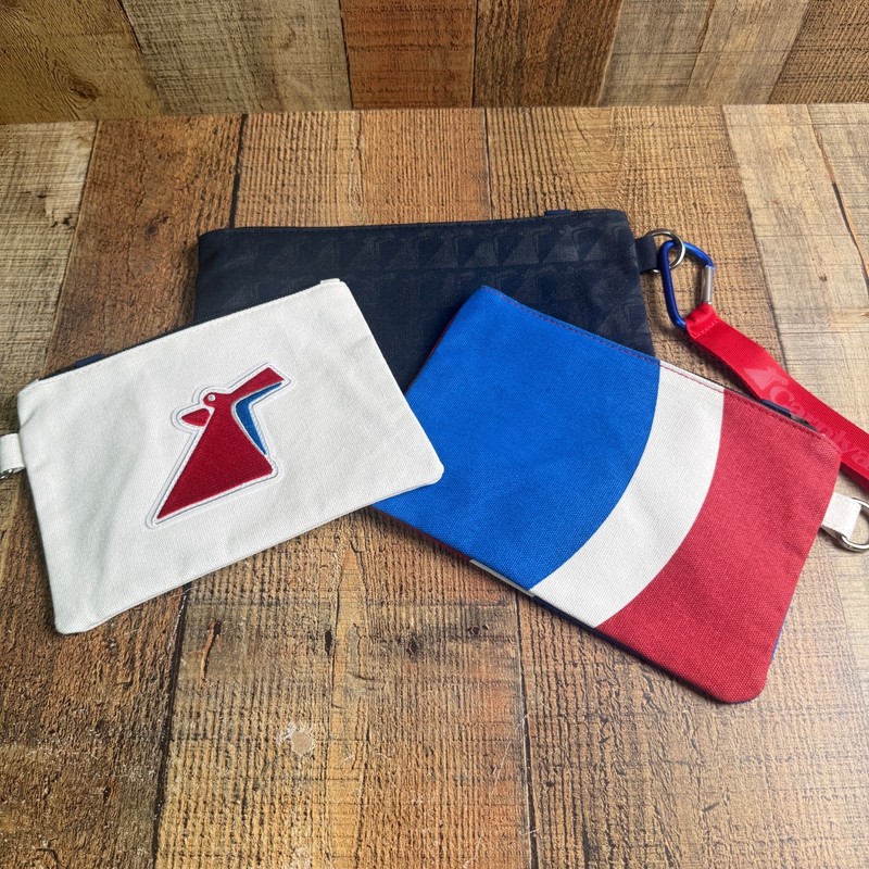 3 Pack Carnival Cruise Line Accessory Pouch With Carabiner