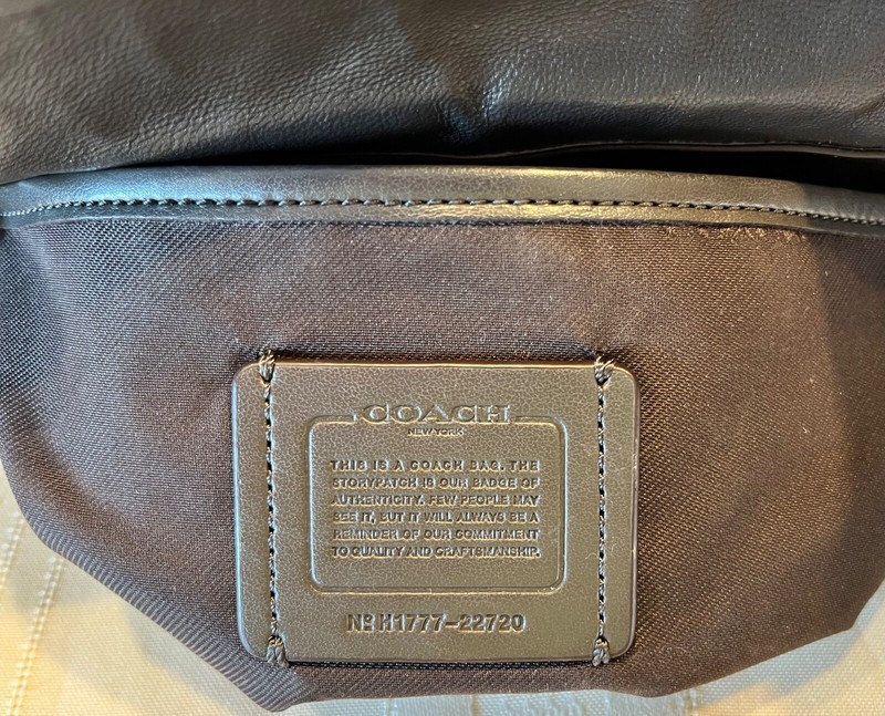 Coach 22720 Swagger 20 Crossbody Shoulder Bag Gold Metallic Pebbled Leather Rare gallery