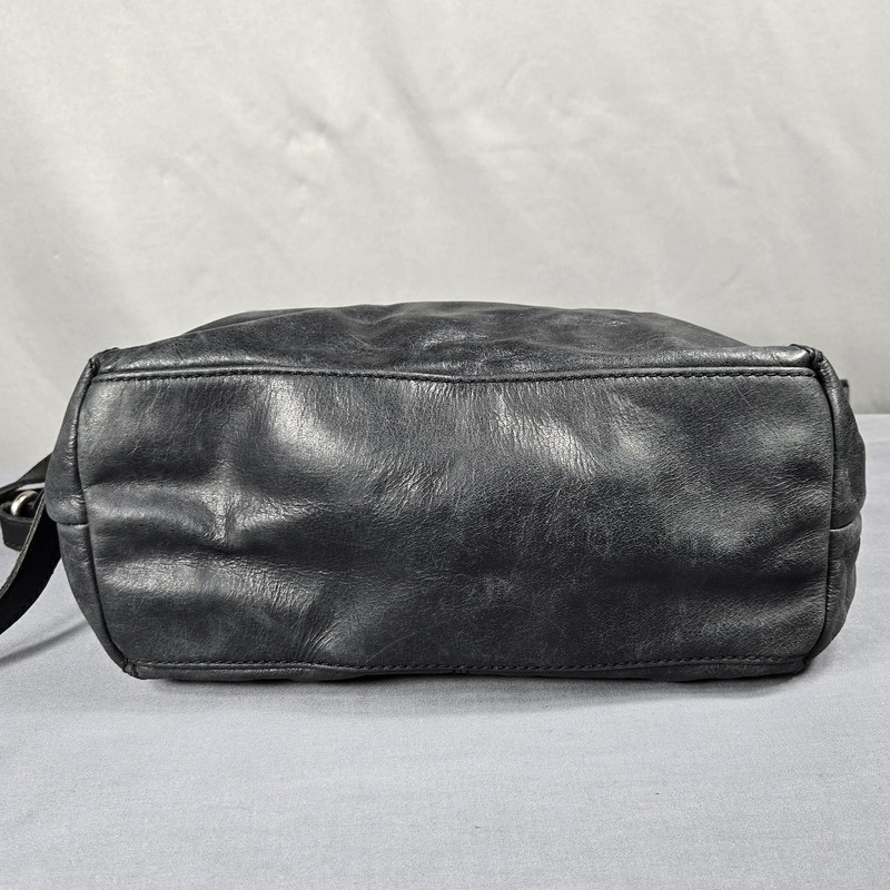 The Sak Brea Leather Crossbody Bag 6-in-1 Convertible Black Metallic Medium gallery