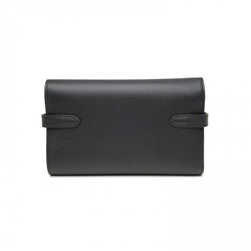 HERMES 89 Black Epsom Leather kelly Short Wallet 2019 Card Case（wallet） gallery