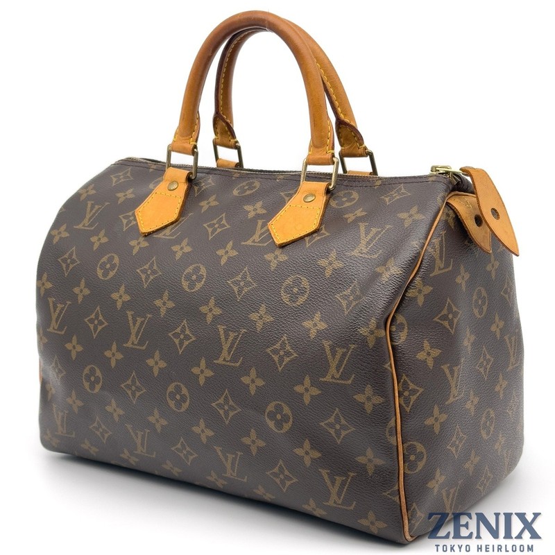 USA-Made Louis Vuitton Speedy 30 Monogram Satchel Handbag 2004 No Import Tax