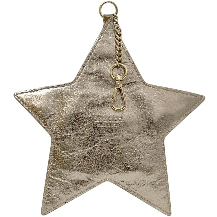 Pre-owned Jimmy Choo Gold Pouch J000047609001 Leather 3D8DC0 JIMMY CHOO Star