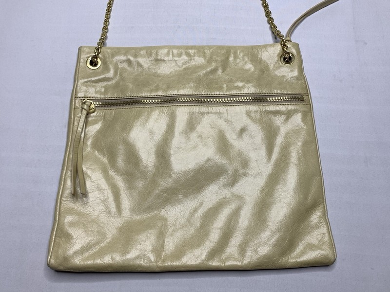 Hobo The Original Cream Leather Shoulder Crossbody Bag Purse P134 gallery