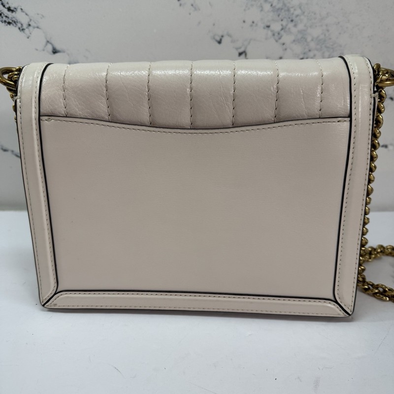 Coach Hutton Quilted Shoulder Bag in refined calf leather soft polished grain gallery