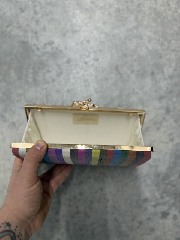 Multi Colored Designer Garland Bag for Women Clutch Purse gallery