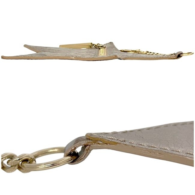 Pre-owned Jimmy Choo Gold Pouch J000047609001 Leather 3D8DC0 JIMMY CHOO Star gallery