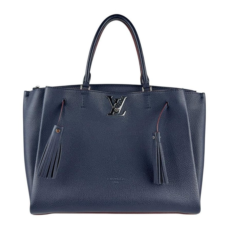 LOUIS VUITTON Bag: Lockmeet M54571 Marine Rouge W30H24D14cm w/strap;