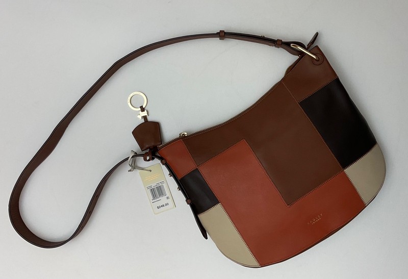 Radley London Crossbody Color Block Leather Handbag -Multi Color- New With Tags-