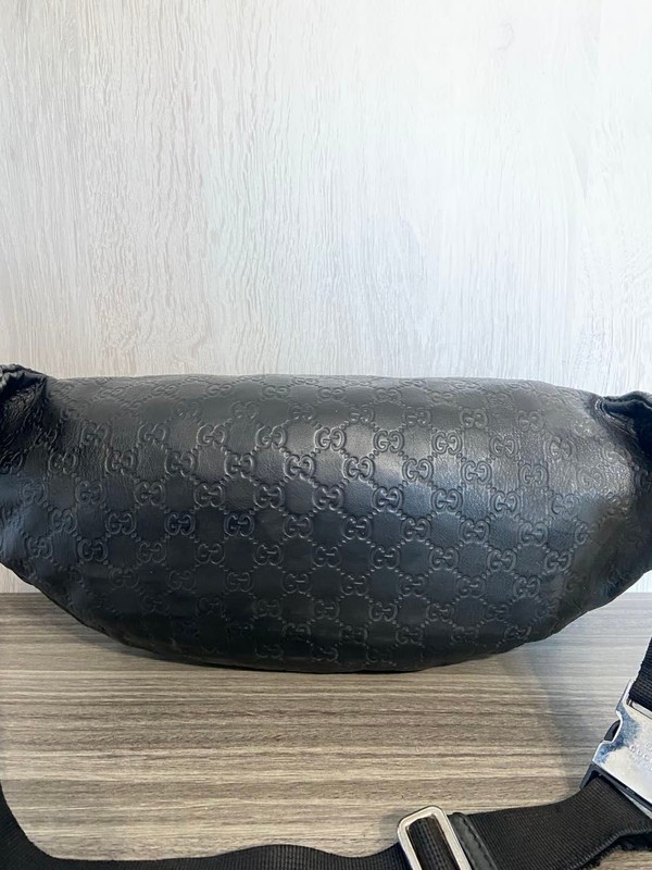 GUCCI Bag: Body Bag GG Shima Black W42×H21×D15cm w/o accessories; gallery