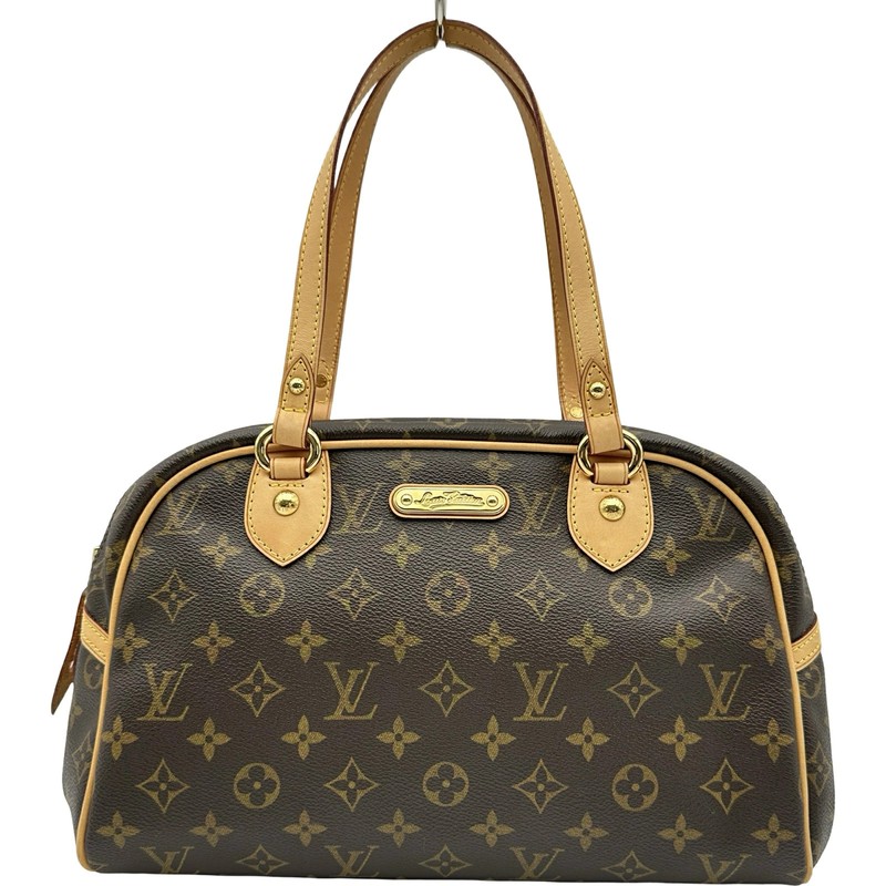 Louis Vuitton Montorgueu PM M95565 Brown Monogram Canvas Handbag r0_0601