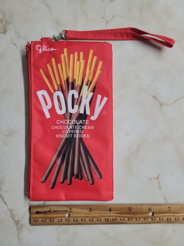 Pocky Pouch With Wrist Strap Red
