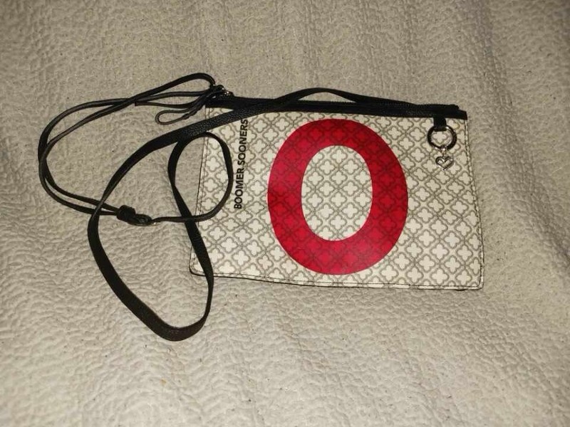 Brighton Nylon Mercy Crossbody Bag Purse Boomer Sooners University Of Oklahoma